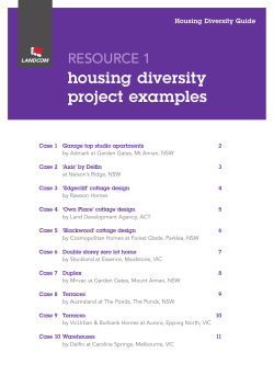 housing diversity project examples