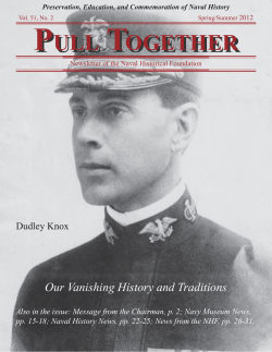 pull together - Naval Historical Foundation