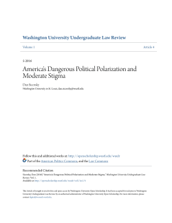 America`s Dangerous Political Polarization and Moderate Stigma