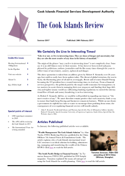 here - Cook Islands Financial Services Development Authority