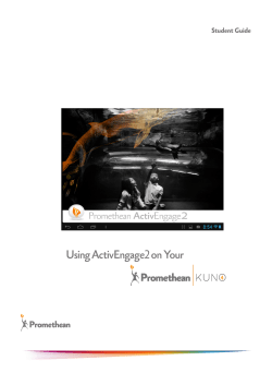Promethean KUNO Student Guide