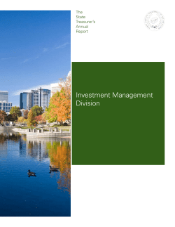 Annual Investment Report - North Carolina State Treasurer