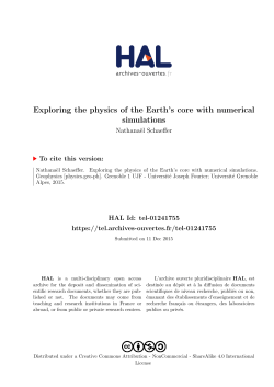 Exploring the physics of the Earth`s core with numerical simulations