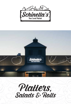 Platters - Schinella`s