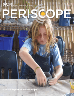 2014&ndash;15 Report on Philanthropy