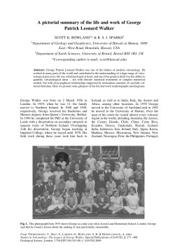 A pictorial summary of the life and work of George Patrick Leonard