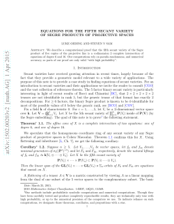 Equations for the fifth secant variety of Segre products of projective