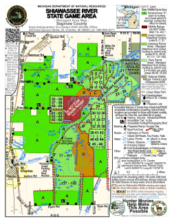 Shiawassee River State Game Area - managed area
