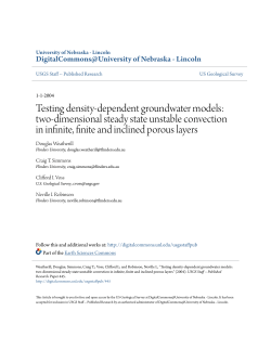 Testing density-dependent groundwater models