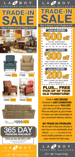 trade-in - La-Z-Boy