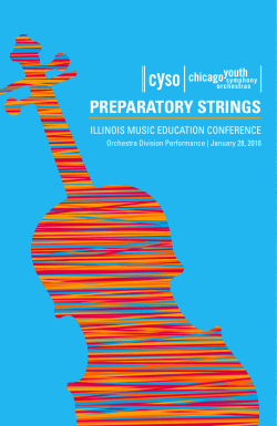 CYSO`s Preparatory Strings - Illinois Music Education Association