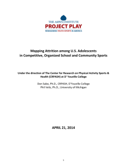 Mapping Attrition in US Sports | D`Youville College