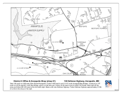 ANNAPOLIS WATER SUPPLY