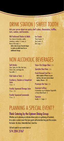 drink station | sweet tooth non alcoholic beverages planning a