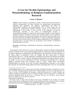 A Case for Flexible Epistemology and