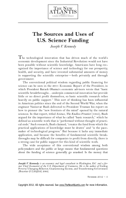 The Sources and Uses of US Science Funding