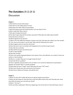 The Outsiders (9-2) (9-3) Discussion