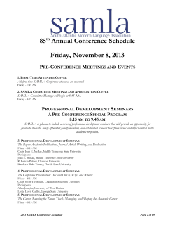 Here - South Atlantic Modern Language Association