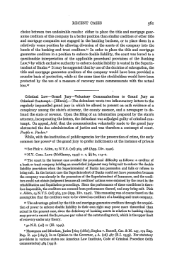 Criminal Law. Grand Jury. Voluntary Communications to Grand Jury