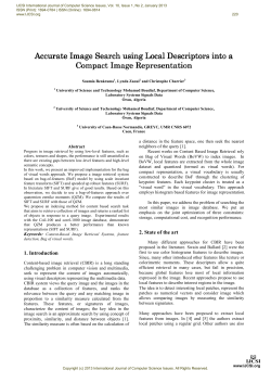 Accurate Image Search using Local Descriptors