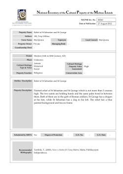 National Inventory of the Cultural Property of the Maltese Islands