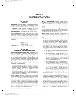 existing structures - International Code Council