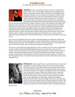 about the performers - Cave Without a Name