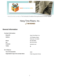 Hang Time Risers, Inc.