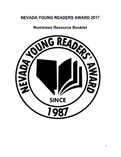 Nominees Resource Booklet - Nevada Library Association