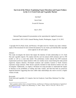 Survival of the Fittest: Explaining Export Duration