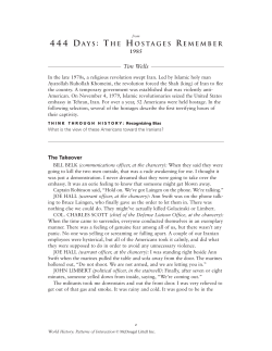 from 444 Days: The Hostages Remember