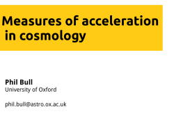 Measures of acceleration in cosmology
