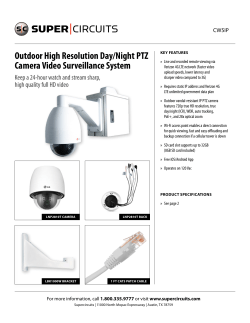 Outdoor High Resolution Day/Night PTZ Camera