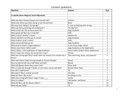 Content Questions - Portland Public Schools