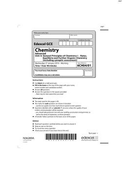 January 2010 QP - Unit 4 Edexcel Chemistry A