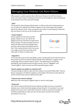 Managing Your Website: Get More Visitors