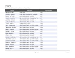 Name Job Titles Department - City of Chicago | Data Portal