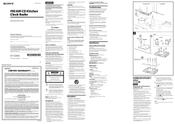 FM/AM CD Kitchen Clock Radio