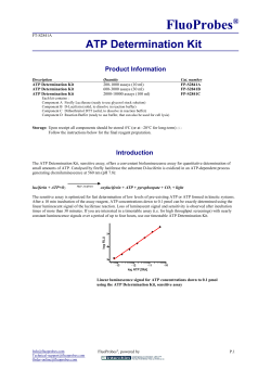 ATP determination kit