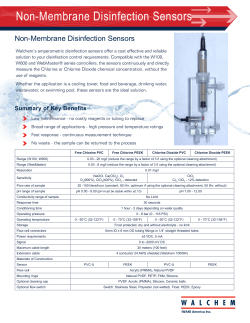 Non-Membrane Disinfection Sensors