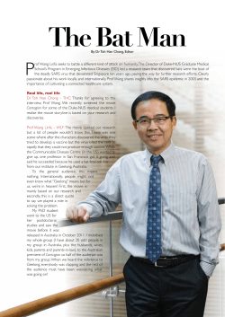 Real life, reel life Dr Toh Han Chong &ndash; THC: Thanks for agreeing to