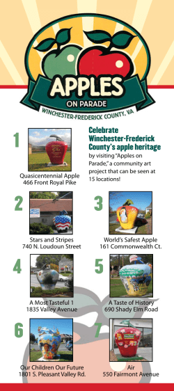 Apples on Parade - Winchester-Frederick County Convention