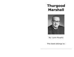 Thurgood Marshall