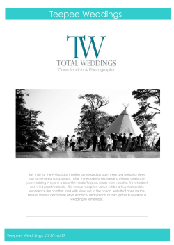 Teepee Wedding Kit PDF