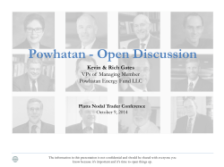 Powhatan - Open Discussion