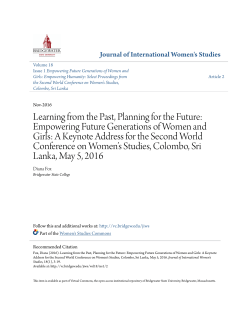 Empowering Future Generations of Women and Girls