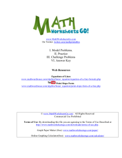 point-slope worksheet