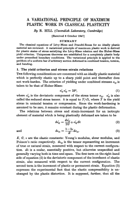 a variational principle of maximum plastic work in classical plasticity