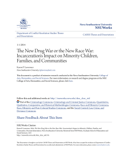 The New Drug War or the New Race War