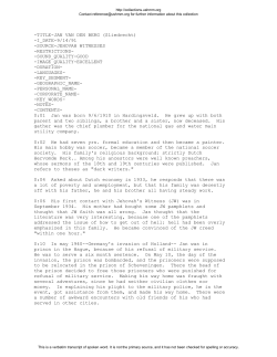 TITLE-JAN VAN DEN BERG (Sliedrecht)